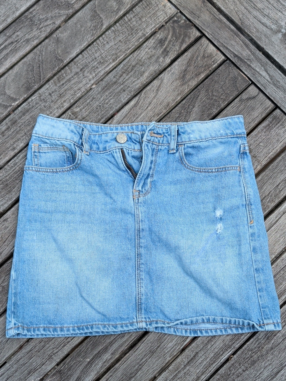 GAP Light Blue Denim Mini Skirt